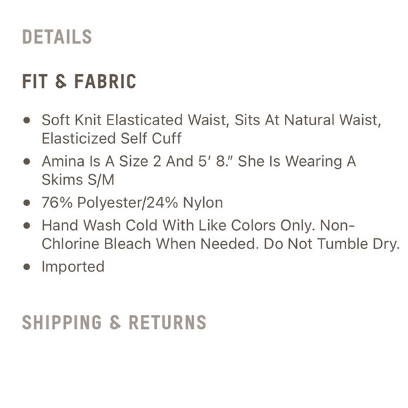 Skims Gray Cozy Lounge Set S/M - Picture 9 of 9